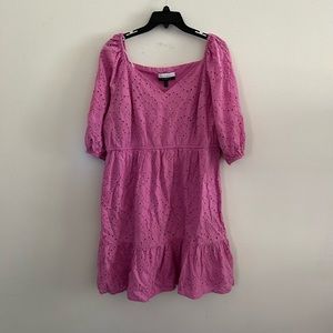 ELOQUII | Eyelet Dress